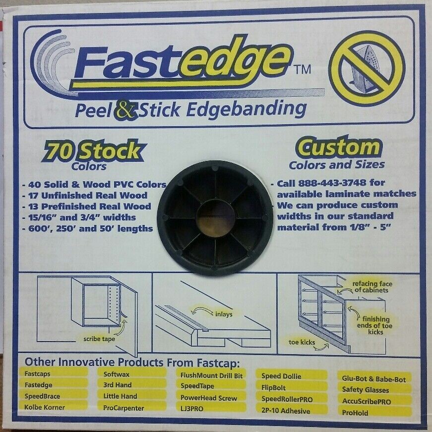 FastEdge Edge Tape - Peel & Stick Edgebanding