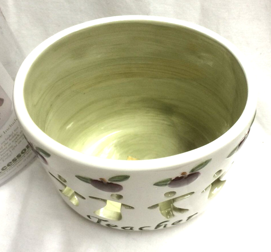 "Teacher" Oval Candle Holder