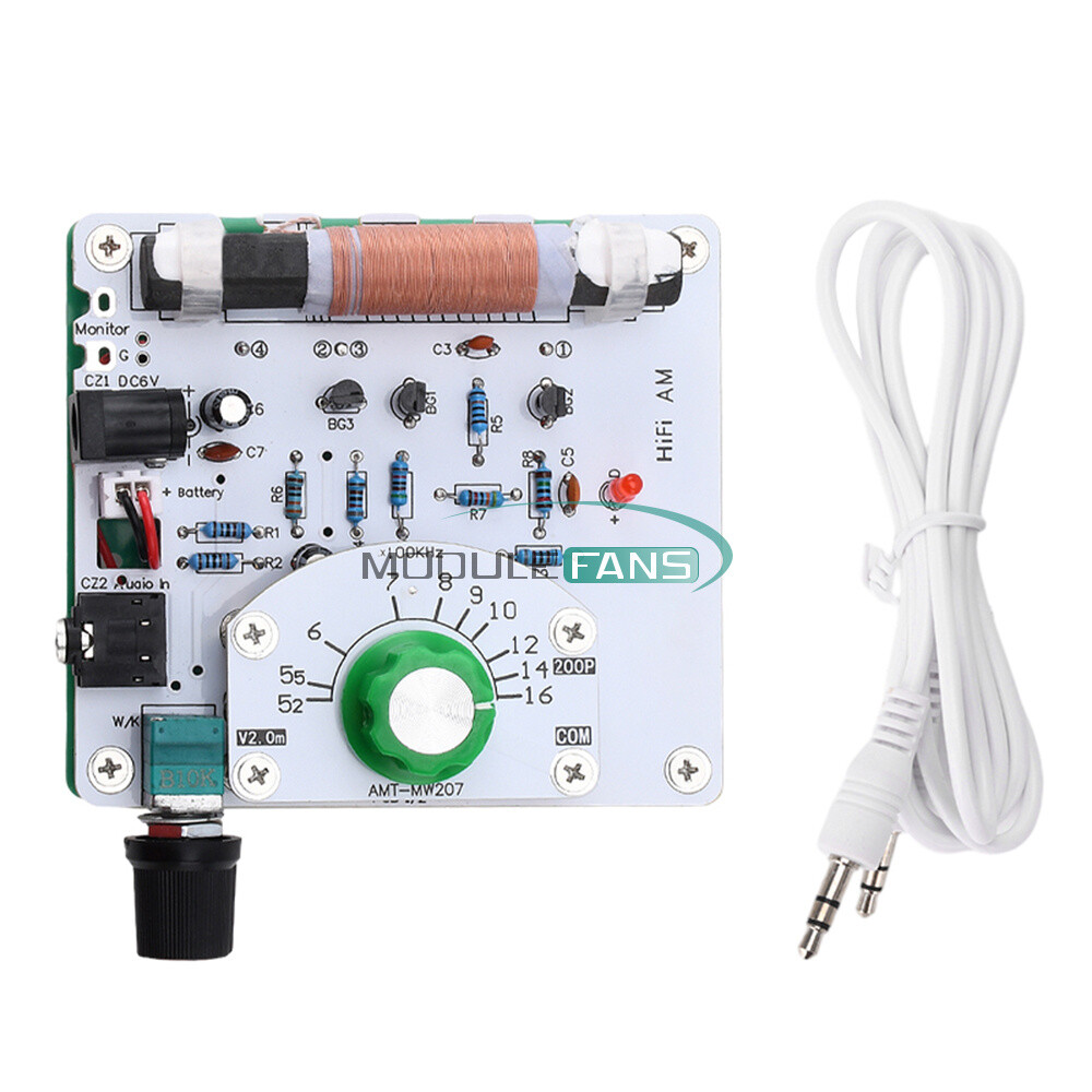 525~1605kHz Medium Wave AM Radio Transmitter DIY Circuit Board Radio Module 6V