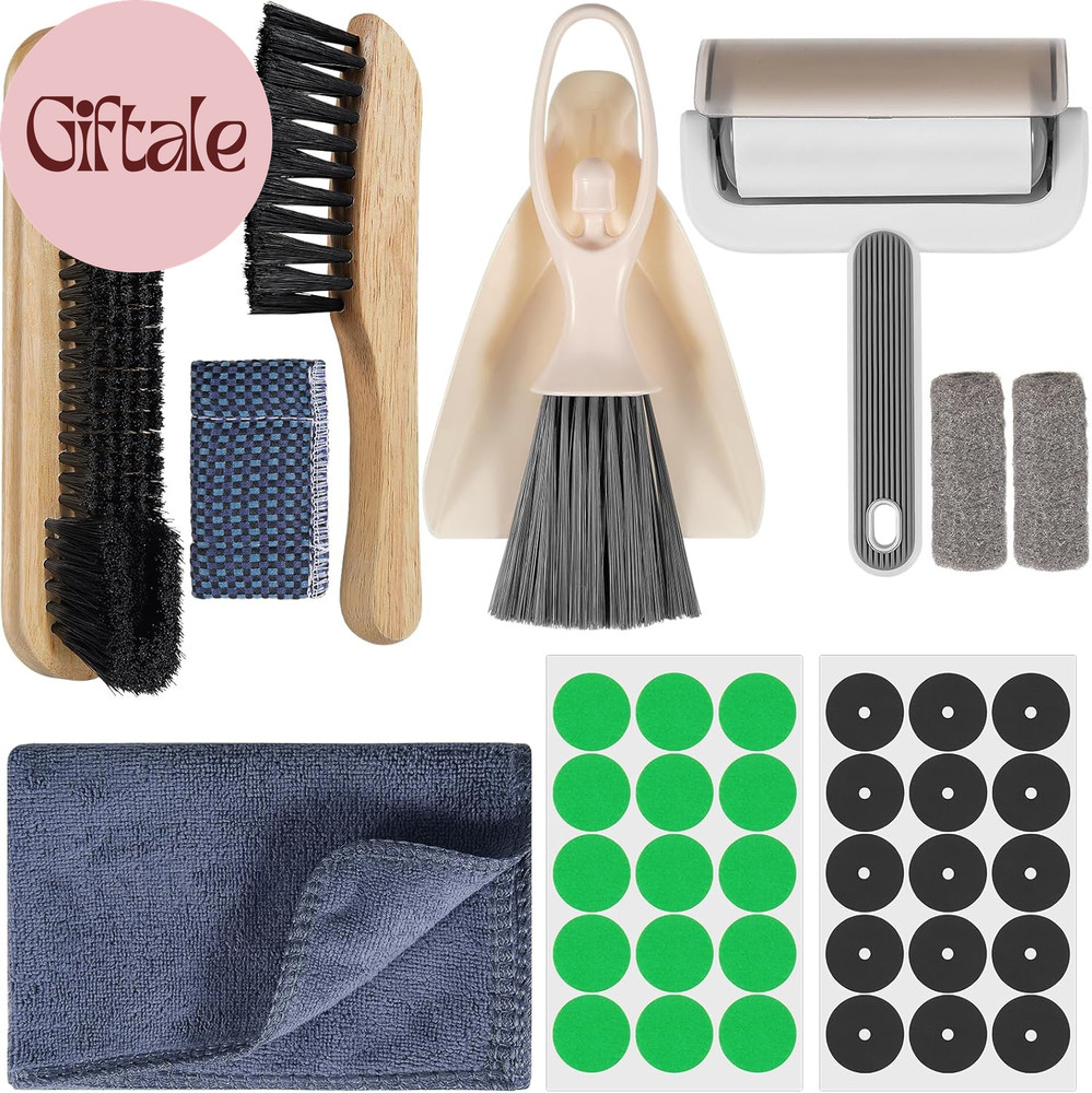 Billiard Pool Table Accessories Kit: 10 Piece Set with 2 Pool Table Brushes,2 Fe