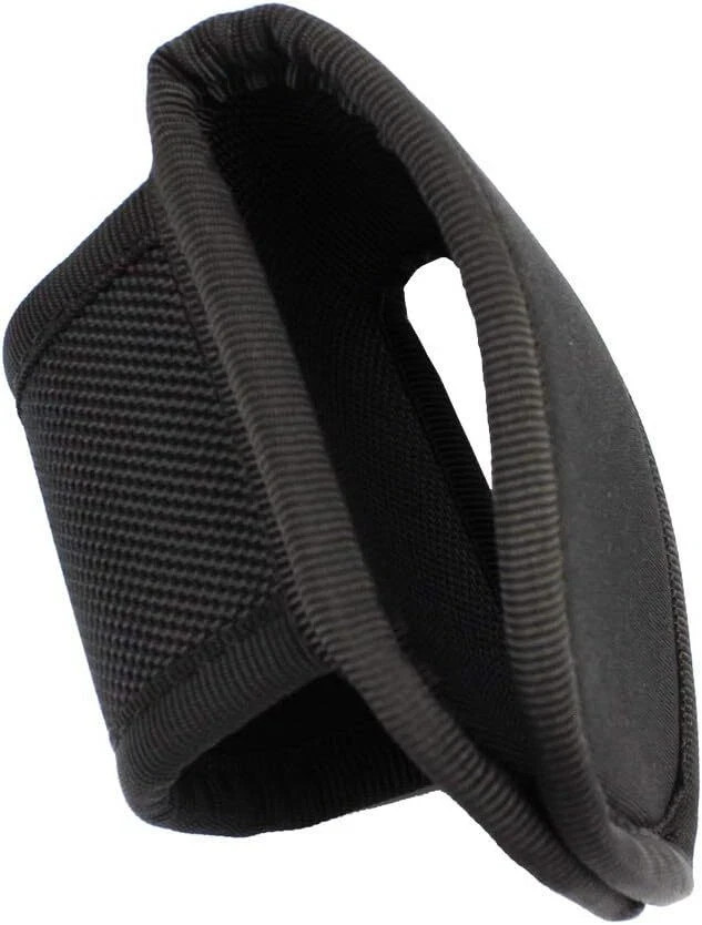 Open Top Compact Light Pouch for Duty Belt, D Cell Flashlight Black