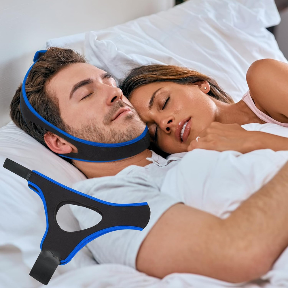 Snoring Chin Strap Comfortable Universal Snoring Devices Adjustable Effective St