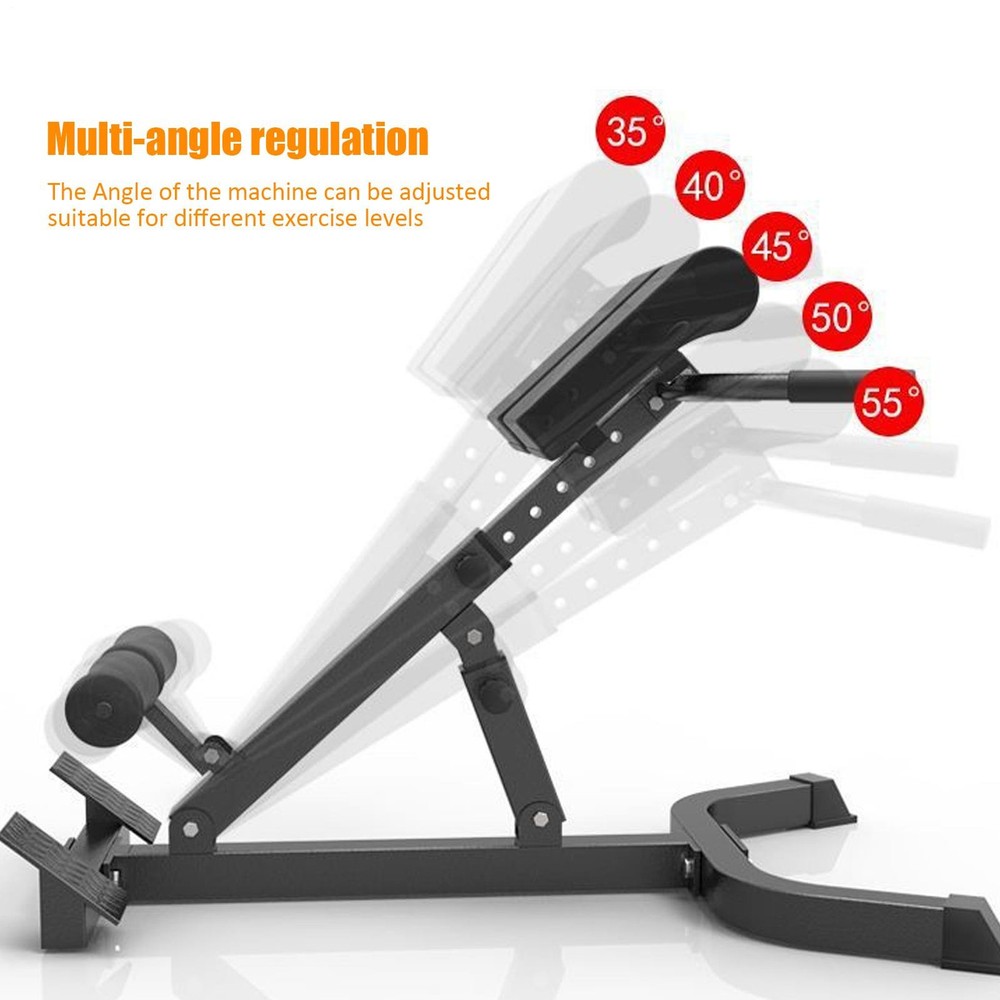 Hyper-Extension Roman Chair - Adjustable Lower Back Bench Machine