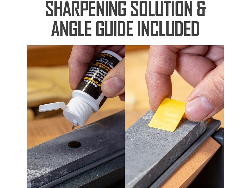 Smith's 6" Three Stone Knife Sharpener System