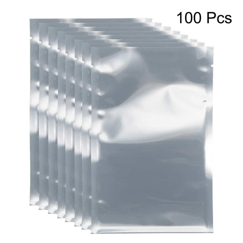 100 PCS Anti Static Bag Shield Shielding Bag, Flat Open Top, 4.3" x 6.7"