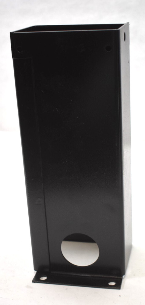 Pneumatic Single Cabinet Console Replacement Leg/Base Black Finish Metal Unit