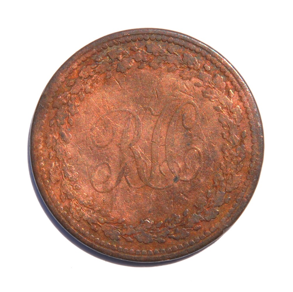 1814 Lower Canada "RH" Richard Hurd One Penny Token