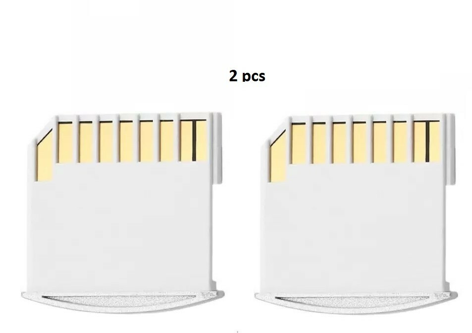 2 Pack Micro SD Card Reader Writer Micro SD/TF To SD Converter Adapter For...