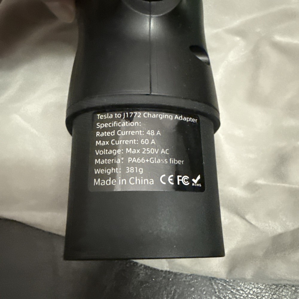 Tesla to J1772 Charging Adapter