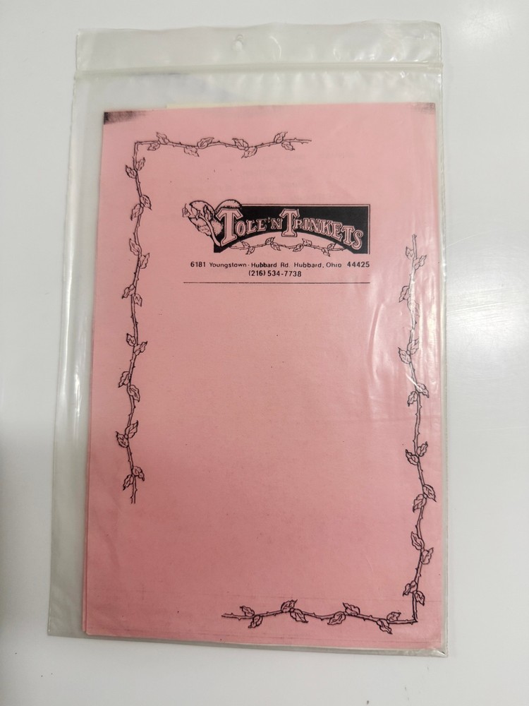 Tole N Trinkets Amish Banner Pattern