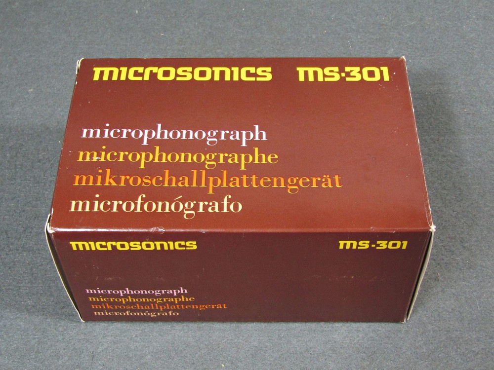 Microsonics MS-301 Mini Player Vintage Microphonograph