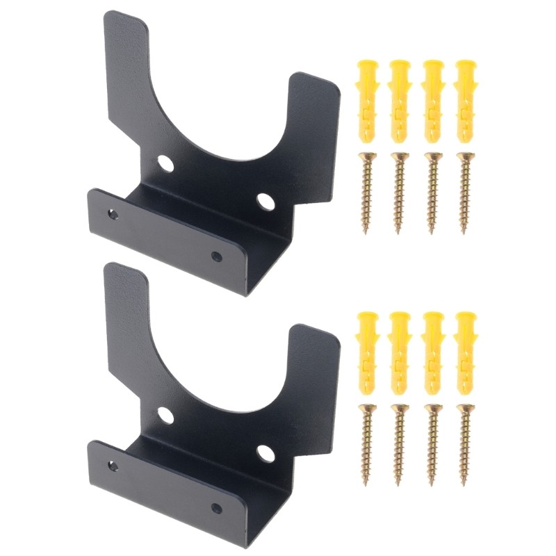 Space Saving Wall Mounted Grinder Holder with Screws for Workshop Tool Storage
