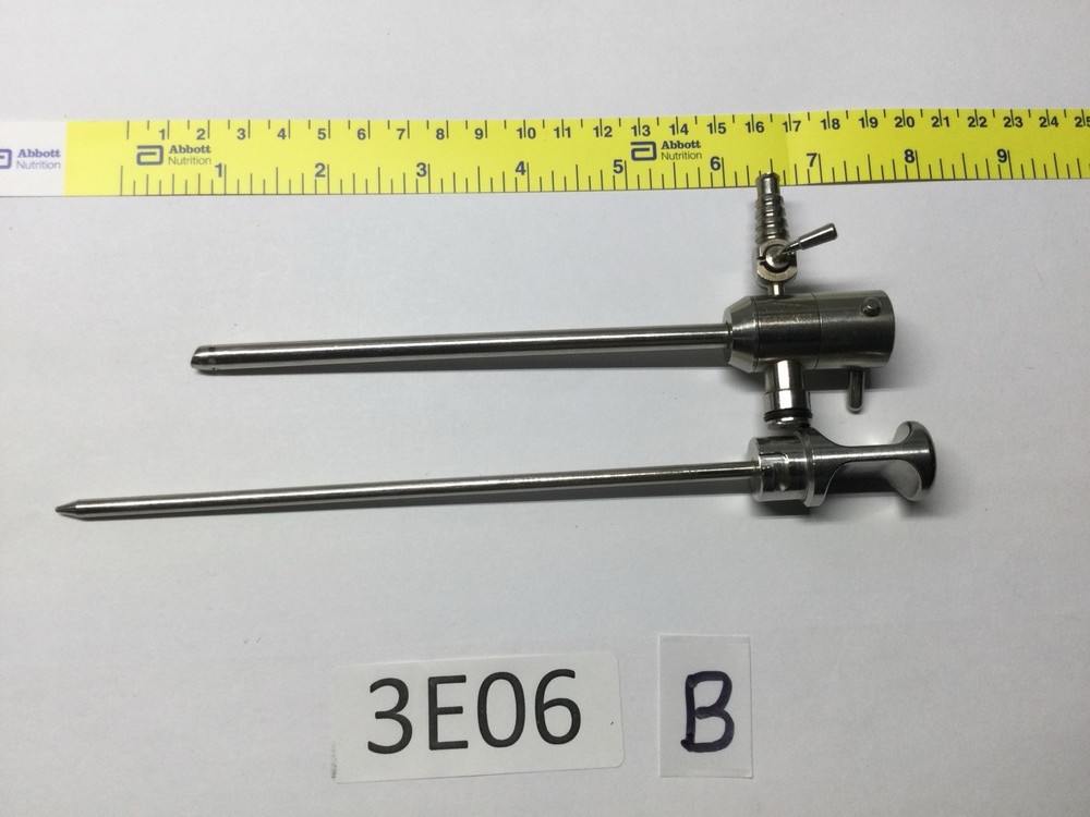 Dyonics 4537 Single Rotating Cannula w/ 4356 Conical Tip Trocar #(3E06B)