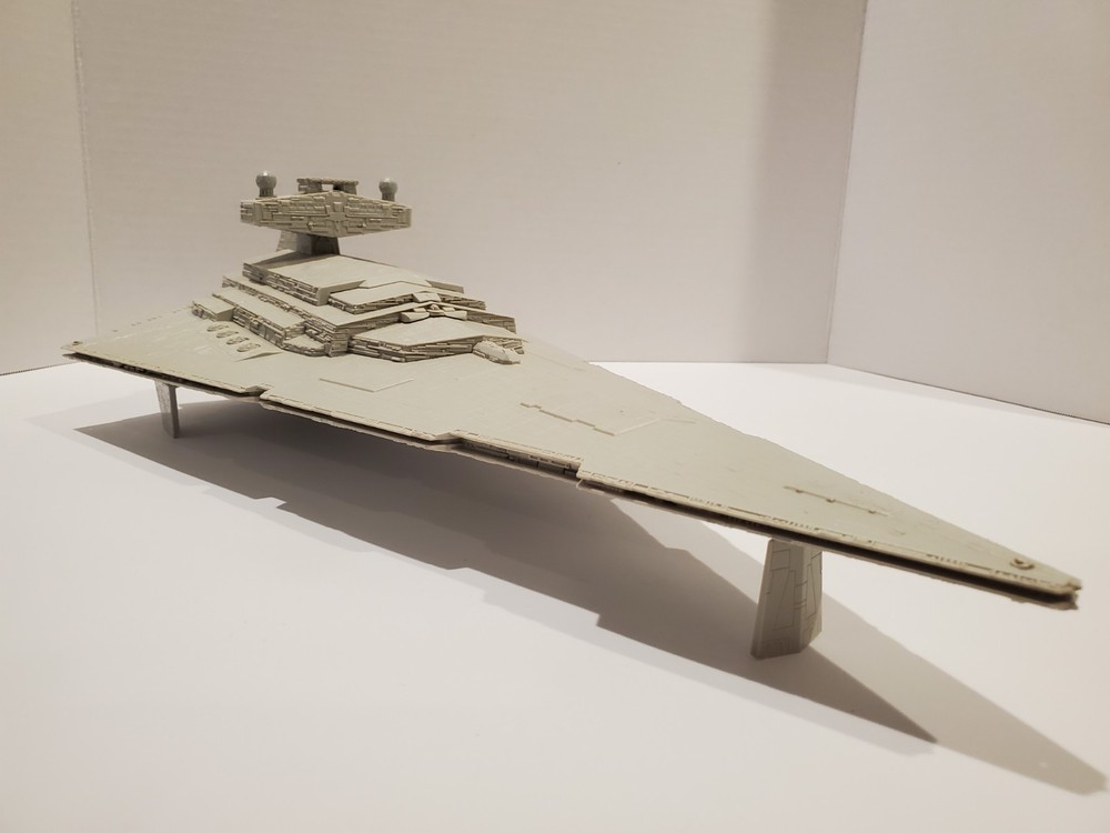 Star Wars Imperial Star Destroyer Electronic Model Revell Snap Tite - Untested