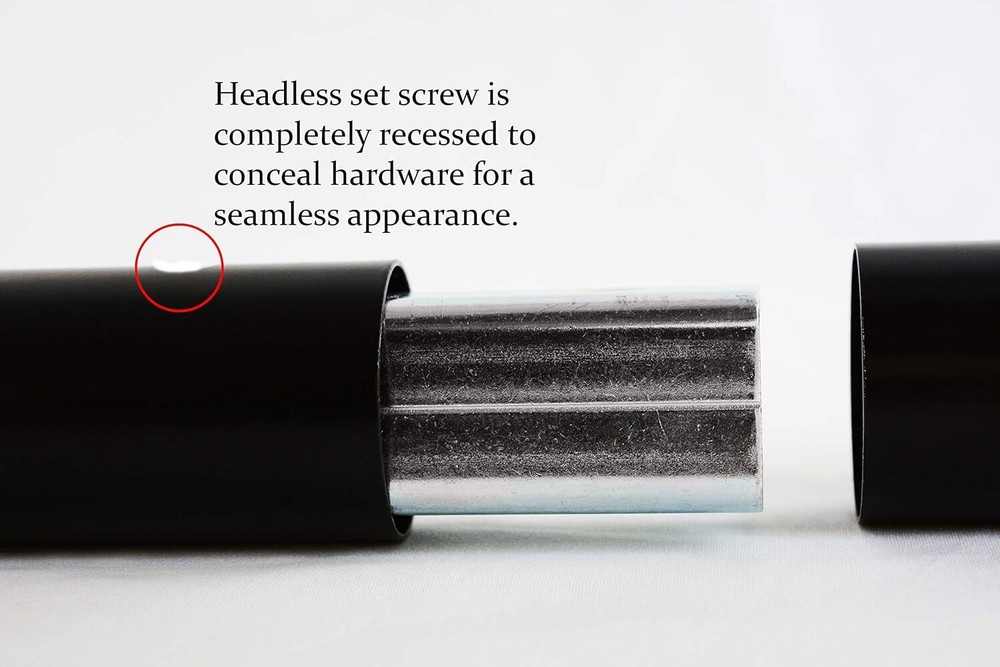 Mounted Mailbox and Floor Post Kit, Medium, Black