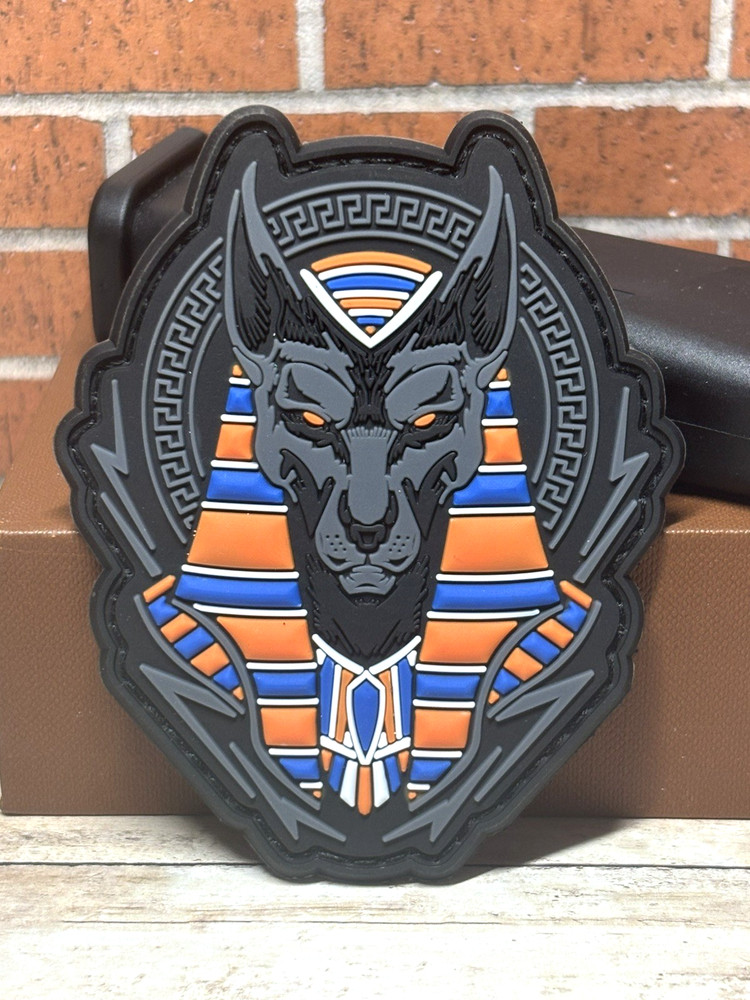 Tactical PVC Patch - Anubis Patch - Morale Egyptian Pharaoh Anubis Patch