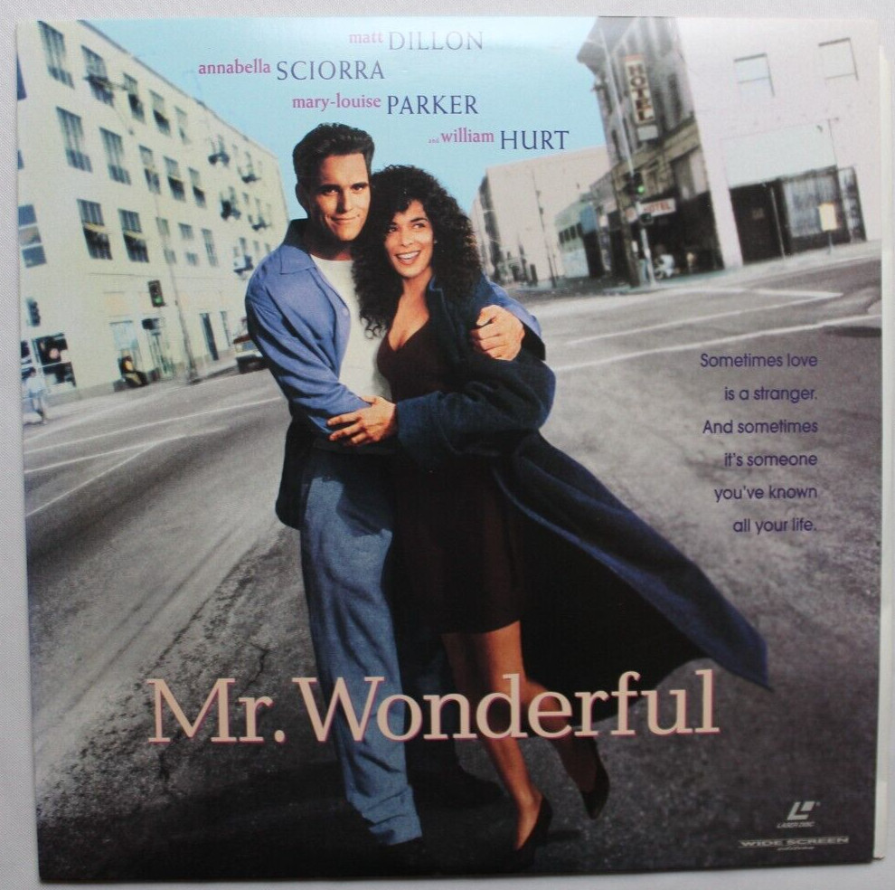 MR. WONDERFUL laserdisc LD MATT DILLON WIDESCREEN *QUICK SHIP*