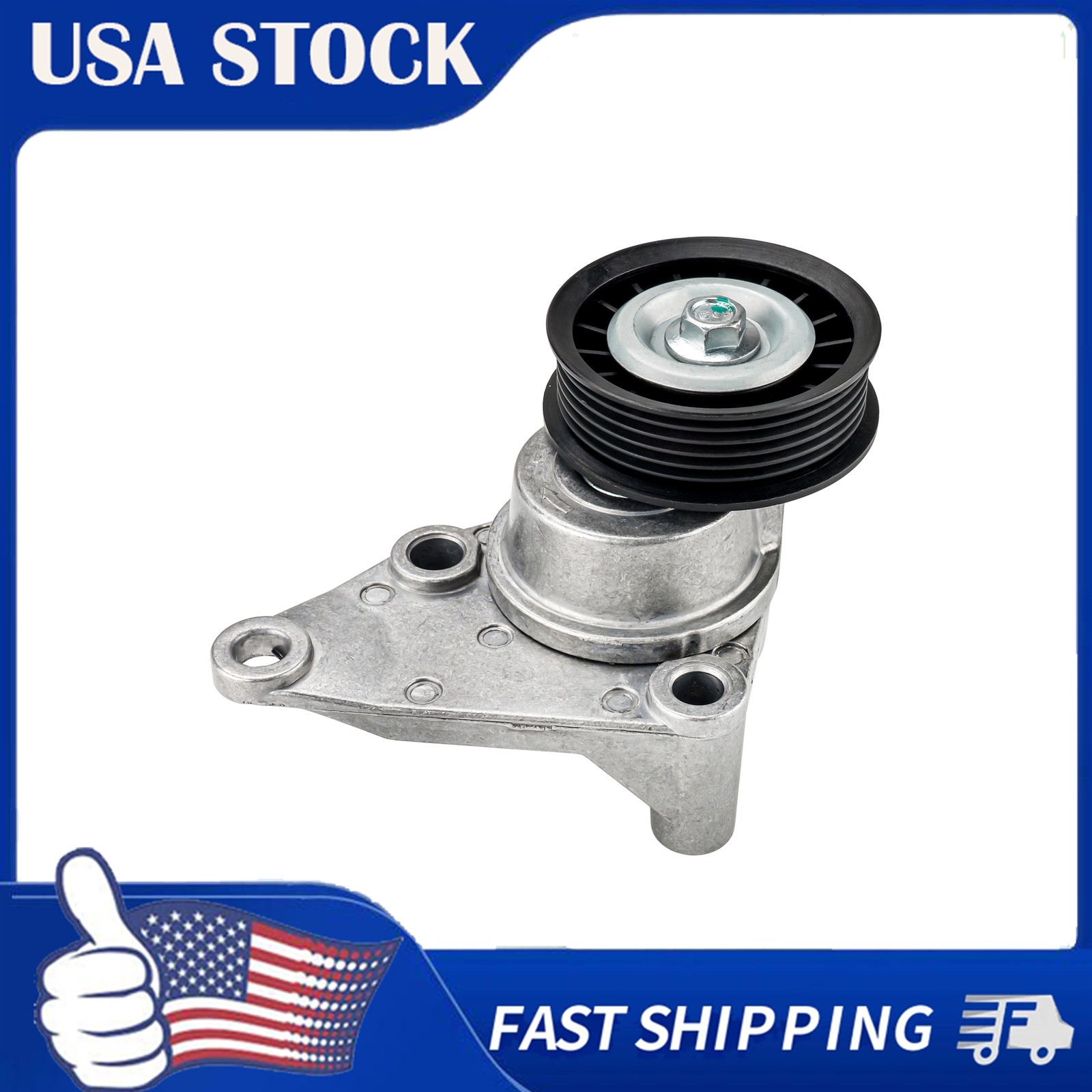 Belt Tensioner with Pulley For 1999-2008 Chevy Silverado 1500 4.8TL 5.3L 38158