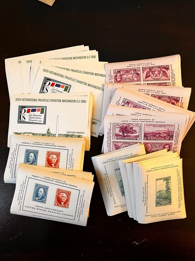 USA Souvenir Sheets - 778-797-948-1311 Mint NH (25 each ) FREE SHIPPING