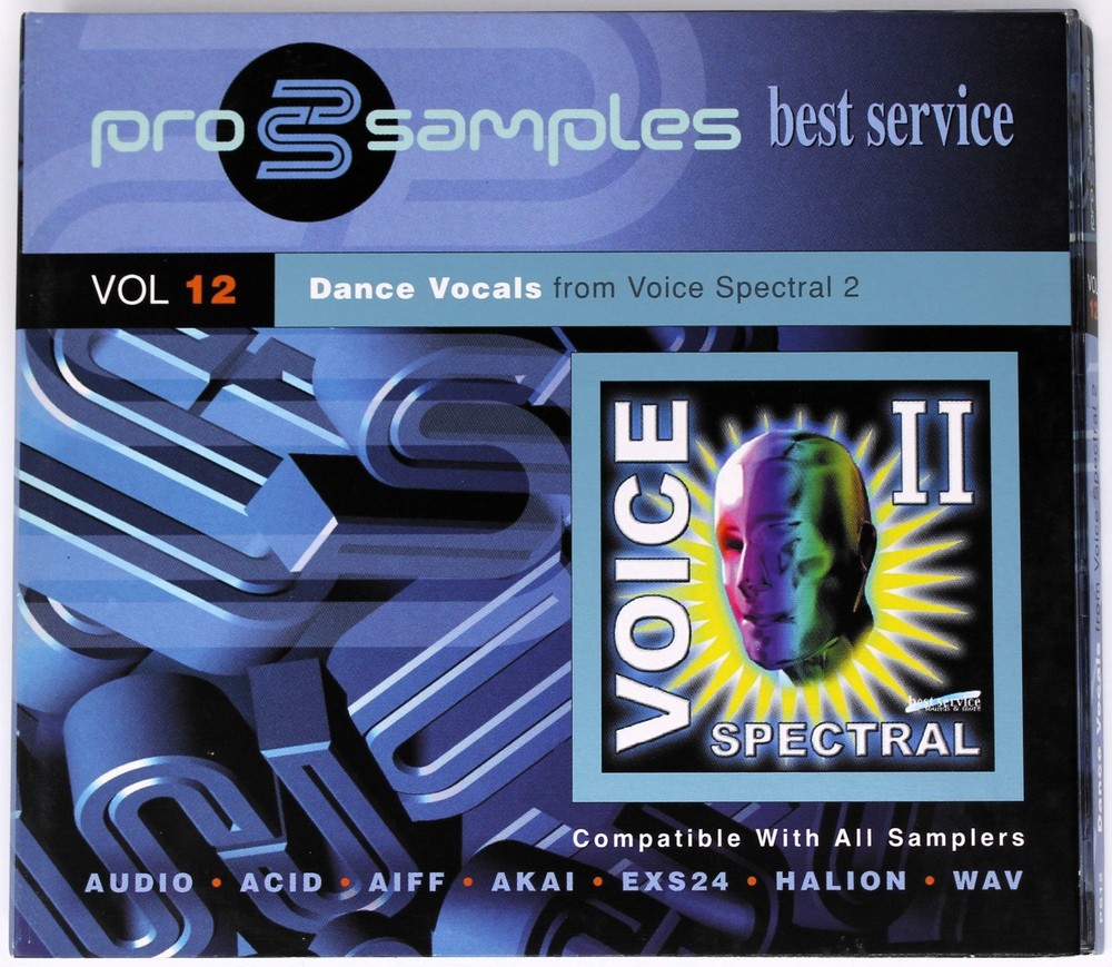 Best Service Pro Samples 12 Dance Vocals Sample/Sound Library/Sampling Double CD