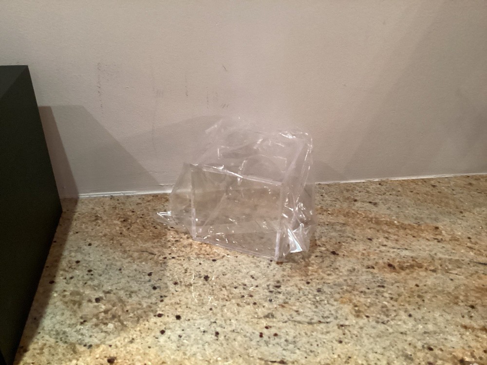 Baseball Display Case Acrylic Clear Baseball Holder Square Cube