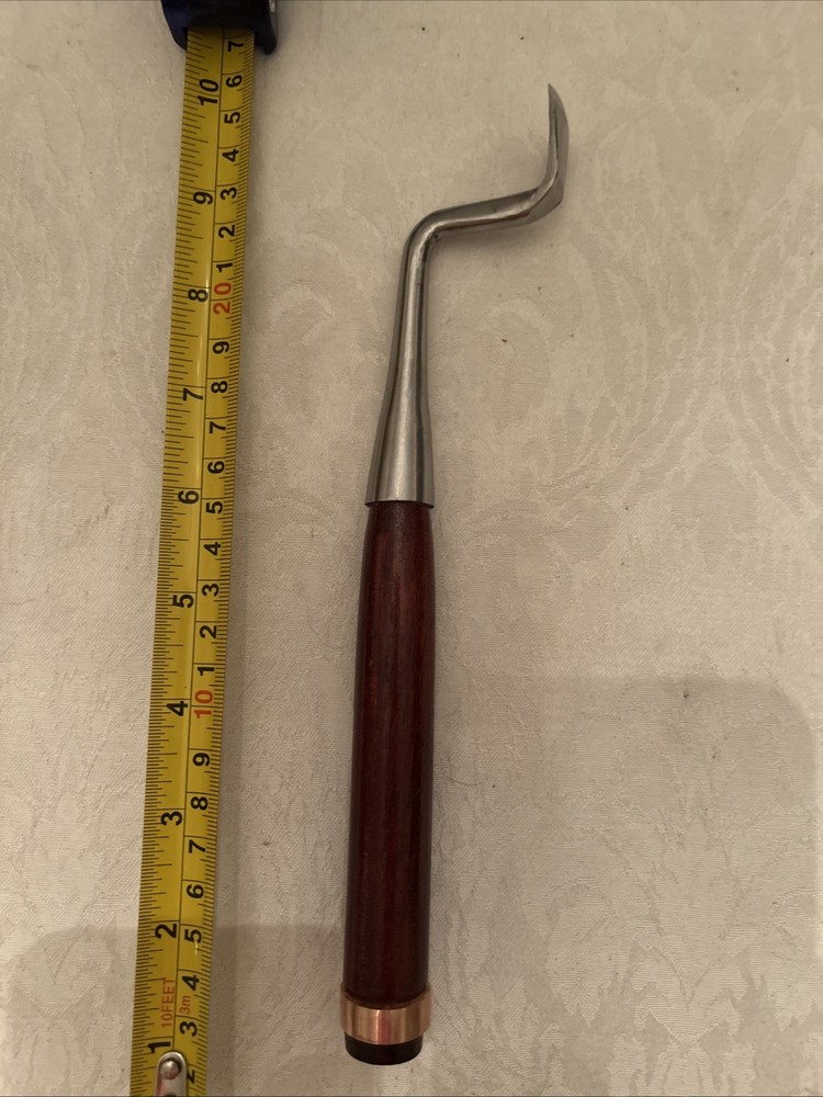 Dog Leg Bent Gouge Spoon # 7 / 30 Guaranteed Sharp