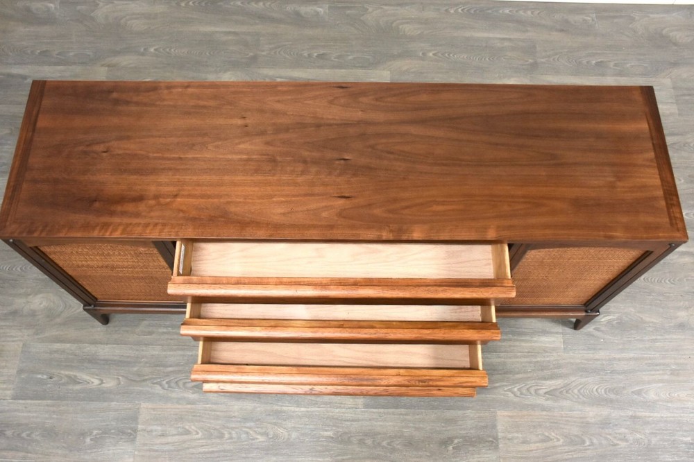 Refinished Walnut Credenza by Lane Rhythm