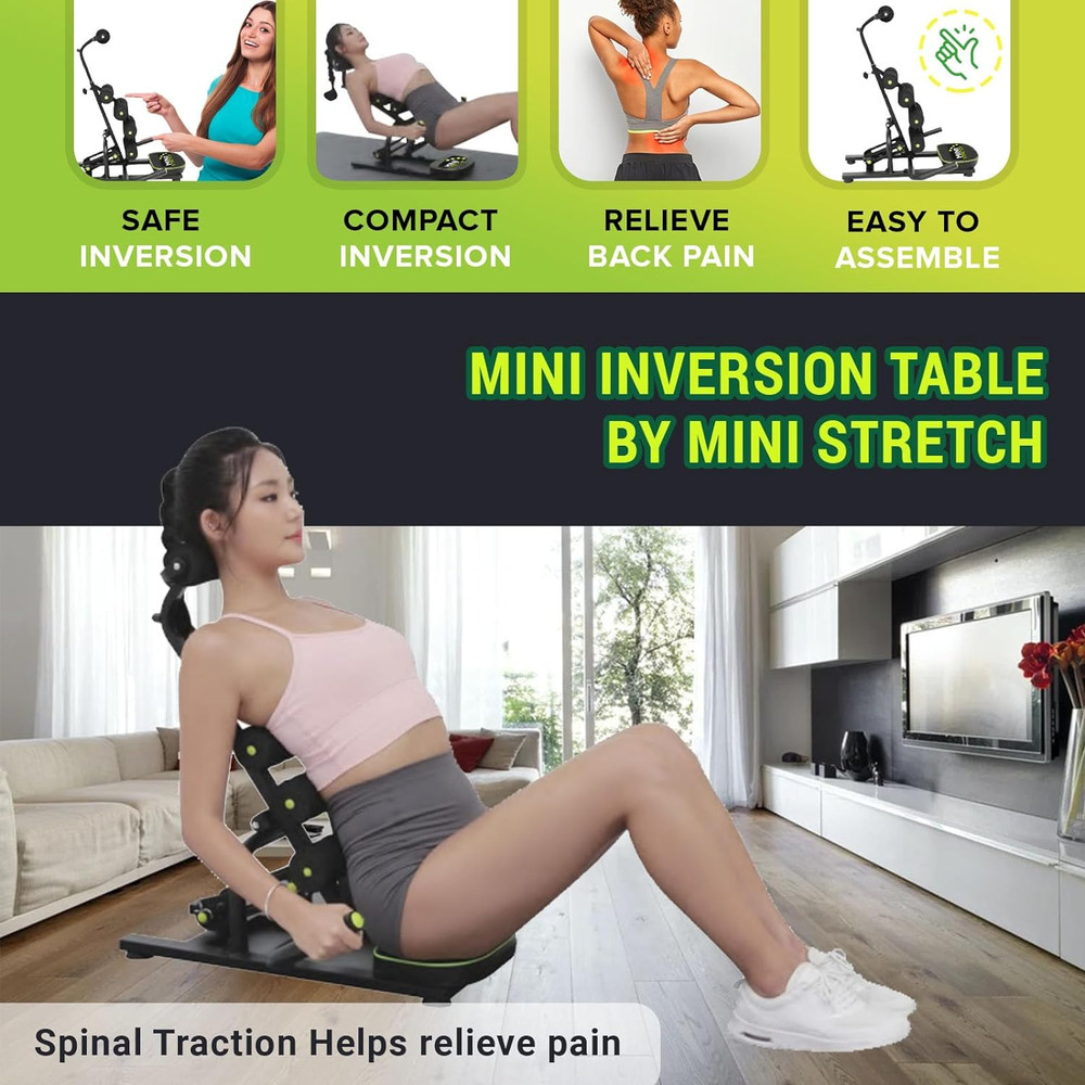 Mini Inversion Table by , Relieve Back Pain, Re-Align the Spine, Stretch the Bac