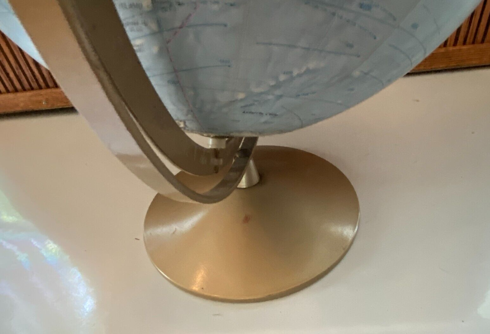 Vintage Replogle 12" Double Axis World Globe Pre 1990s USSR