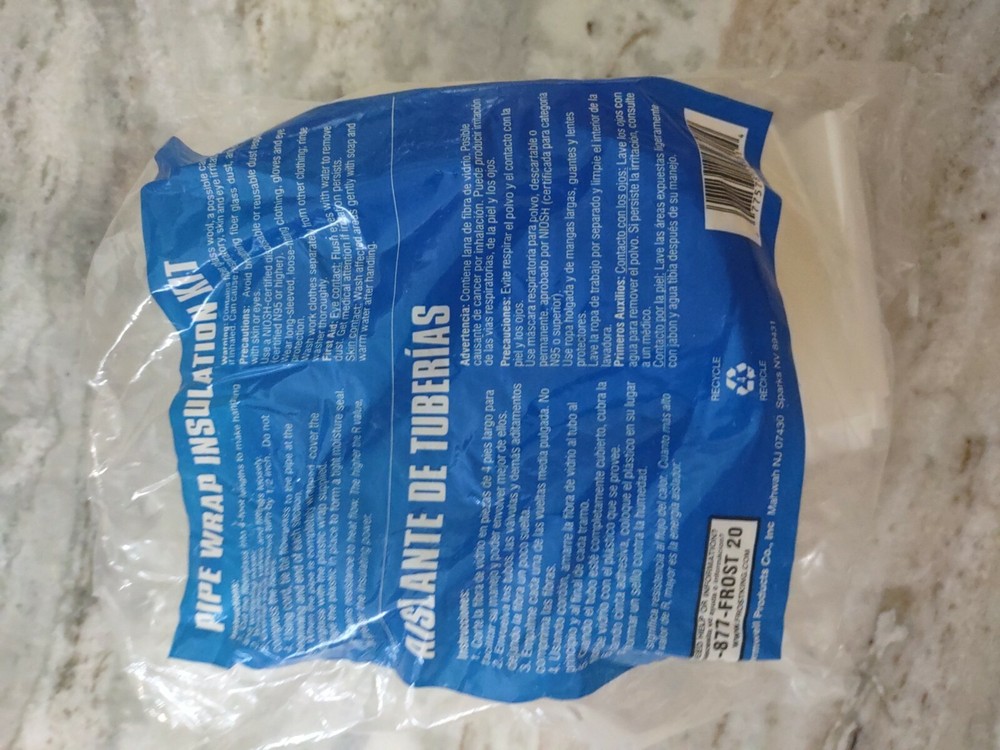 Pipe Wrap Insulation Kit