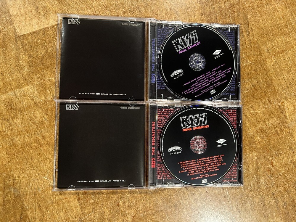 KISS autographed CD Collection