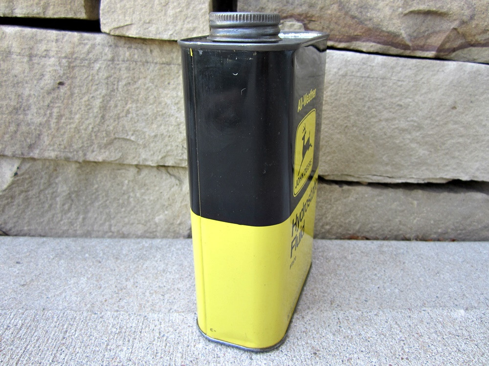 Vintage John Deere PT570 Hydrostatic Fluid Quart Can Partial 32 oz