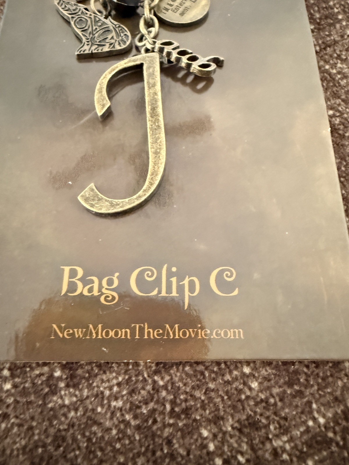 New Vintage NECA Twilight Saga New Moon Keyring Bag Clip Charm C Jacob Wolf Pack