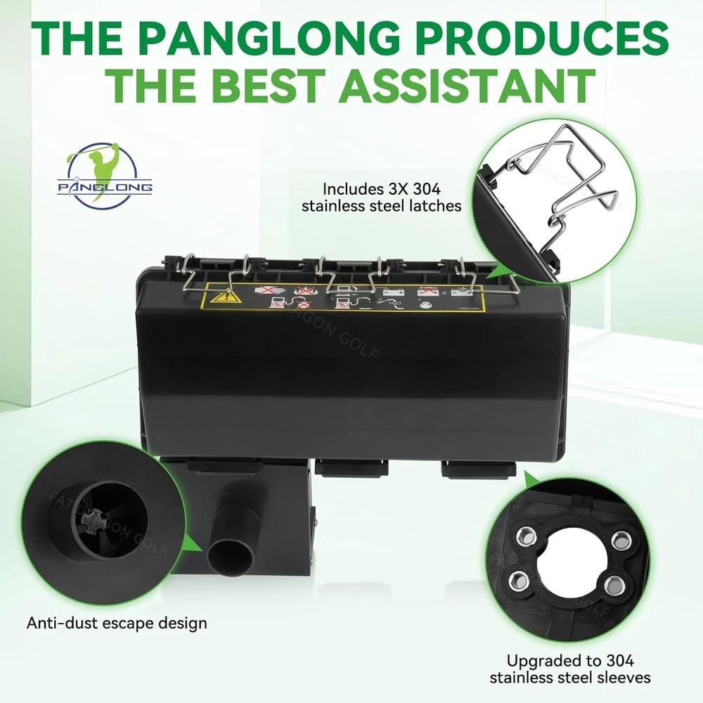 EZGO Air Box Filter Assembly, Include Air Filter Element, Filter Cover and Housi