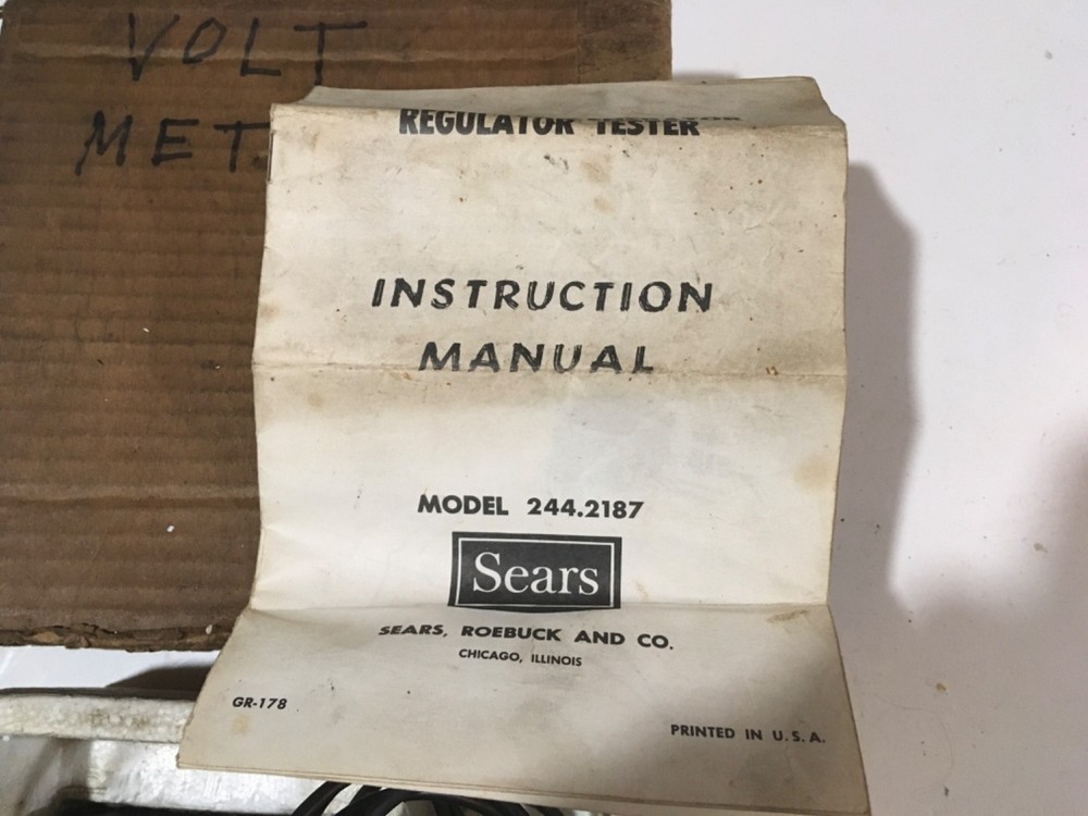 SEARS VINTAGE AUTO TESTING BUNDLE-TIMING LIGHT 4x