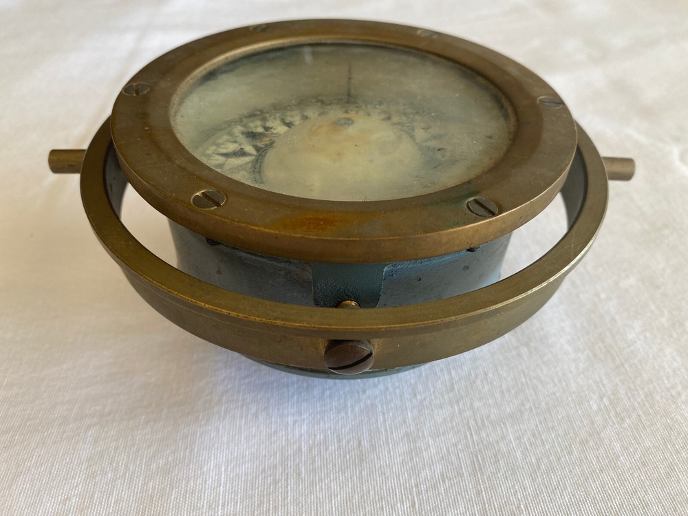 Antique E. Esdaile & Sons Sidney Gimbal Compass