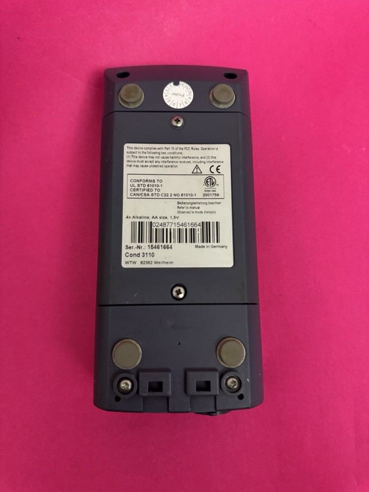 WTW Cond 3310 Portable Conductivity Meter