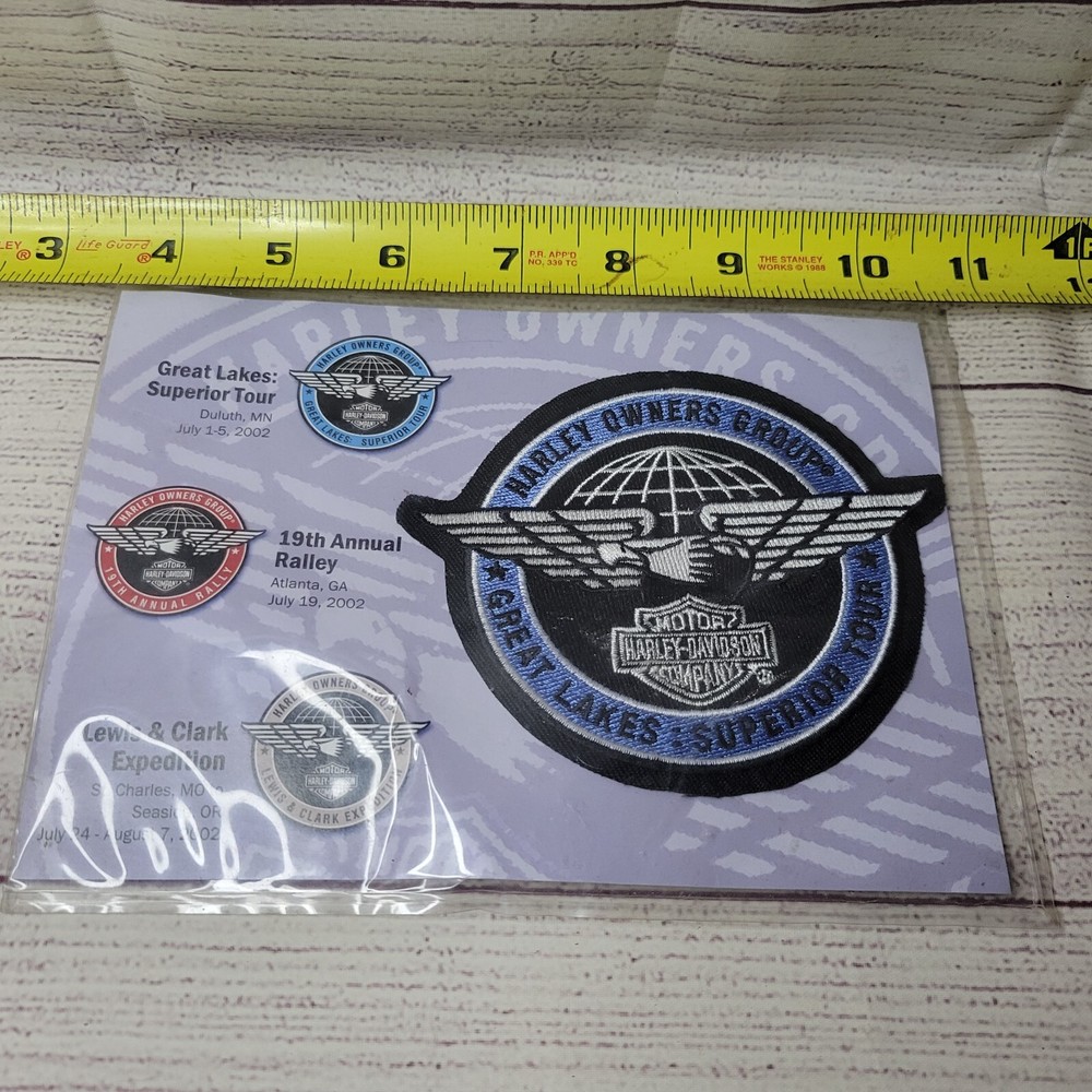 Harley davidson great lakes tour jacket / sleeve patch