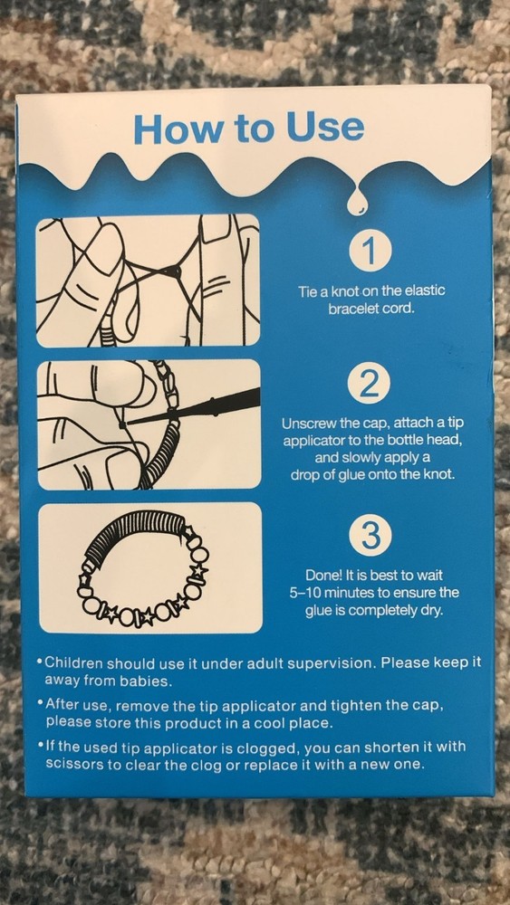 VansyLife Elastic String Knot Fixing Drip -New -Fast shipping