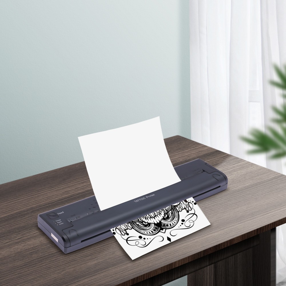 Wireless Tattoo Thermal Stencil Maker Tattoo Transfer Copier Printer Machine