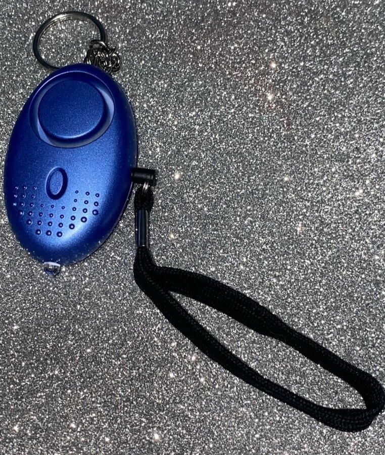 Personal Safety Alarm Keychain(Blue)