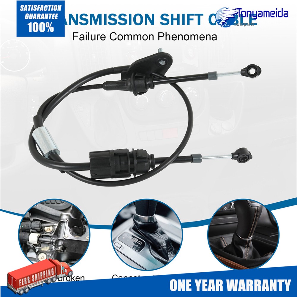 YL8Z-7E395-BA Automatic Transmission Shift Cable For 2001-2003 Ford Escape CD4E