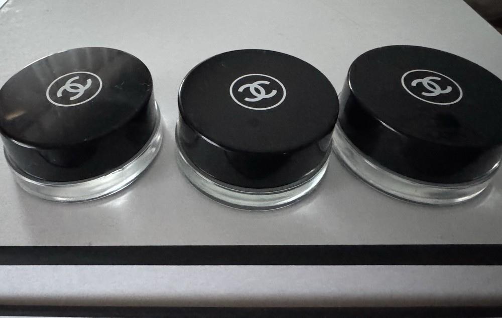 Chanel Empty Trevel Jar ( Set 3) Glass