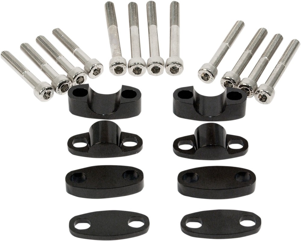 Emgo Aluminum Handlebar Riser Kit 23-09371