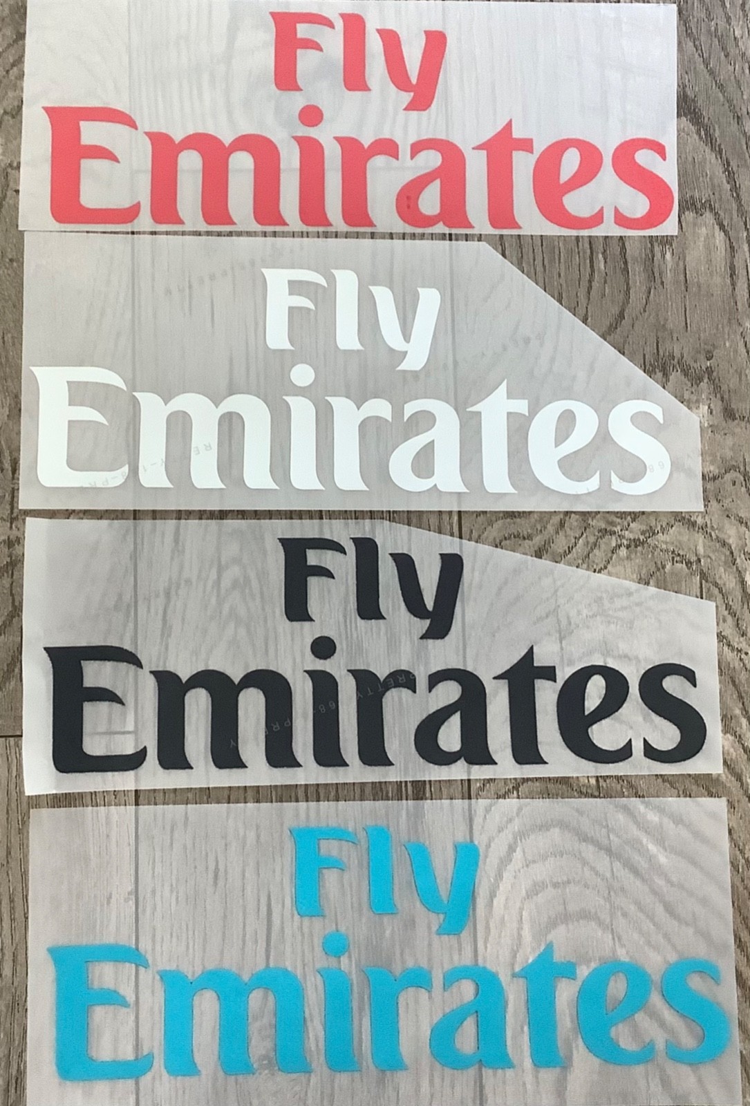 2019 Milan/PSG/Ars FLY EMIRATES Shirt Sponsor Logo Chest Print Patches