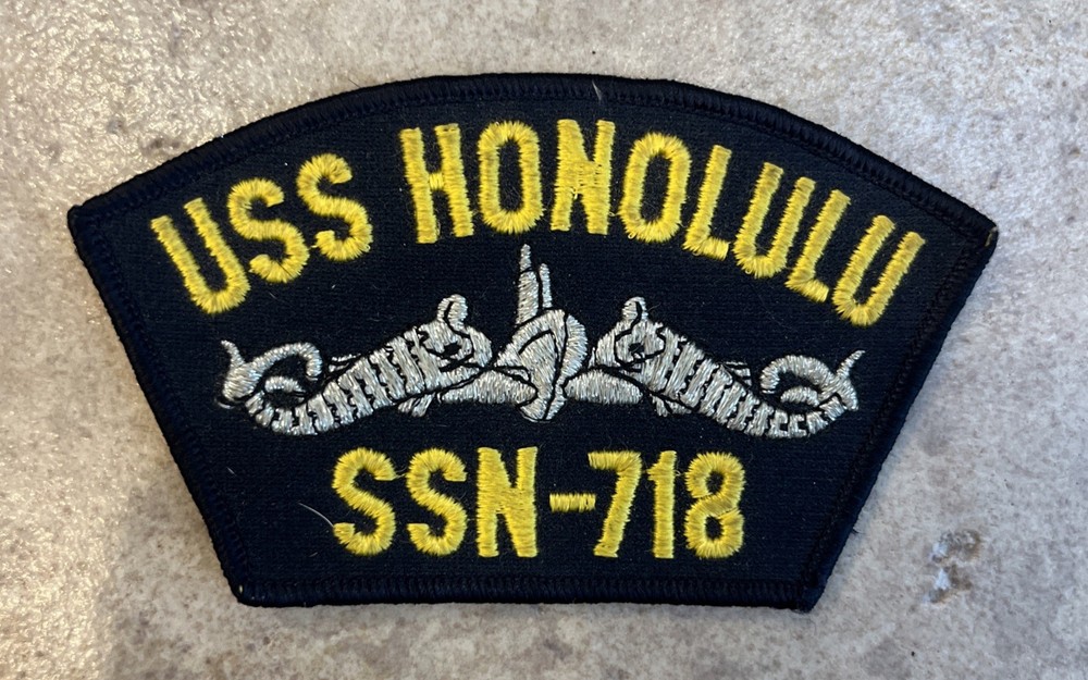 US Navy USS Honolulu SSN-718 Submarine Patch