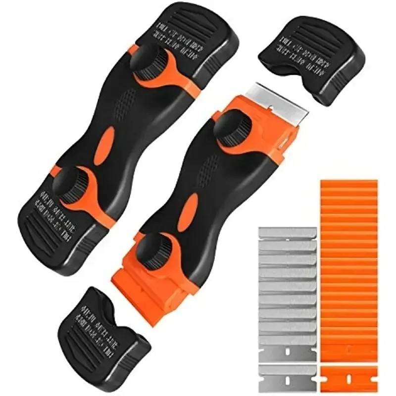 Razor Blade Scraper Tool Set Double Edge Scraper Tool Labels Stickers Glass US