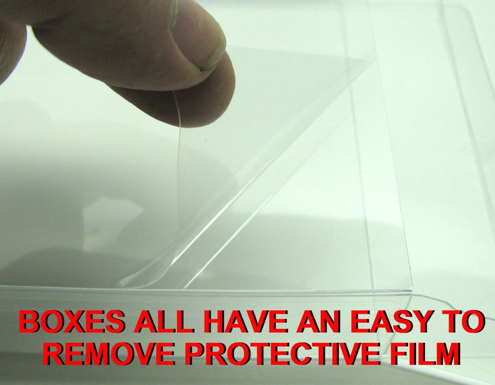 10x DVD OVERSIZED BOX SET (SIZE DVO E) - CLEAR PLASTIC PROTECTIVE BOX PROTECTOR