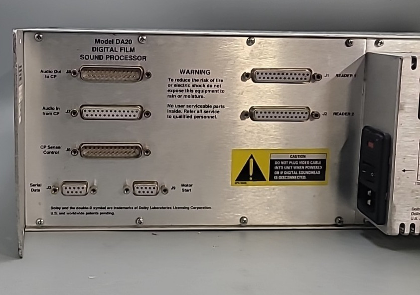 Dolby Digital Film Sound Processor Model: DA20