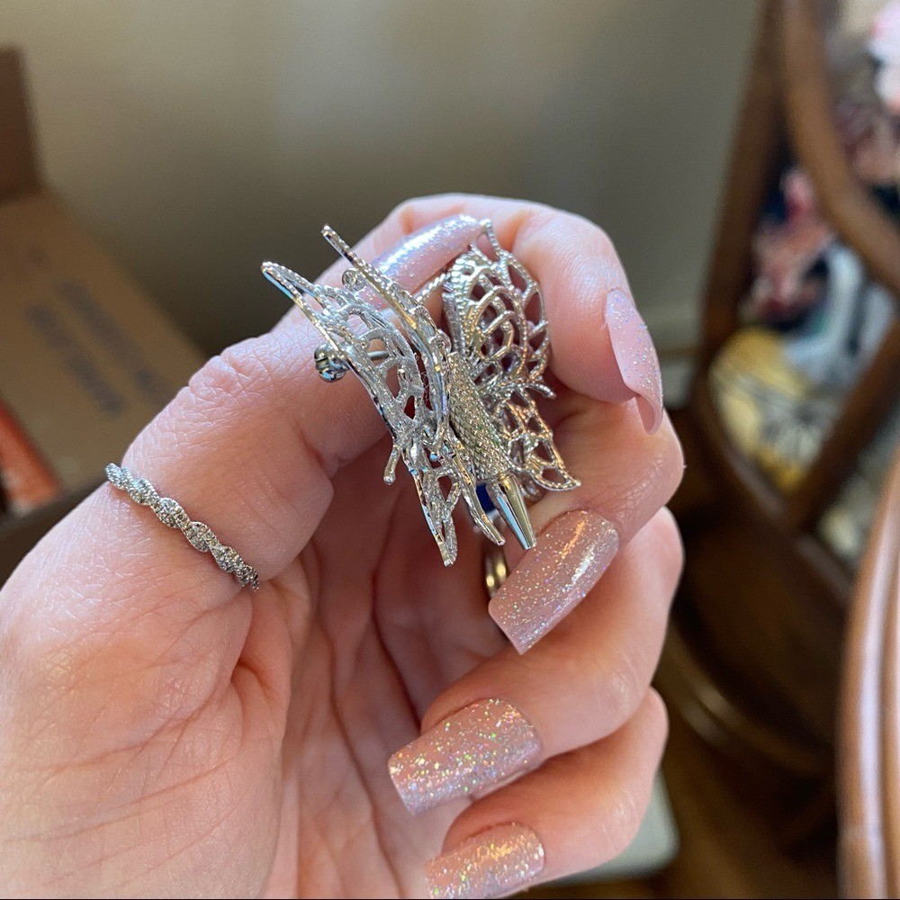 Monet Butterfly Brooch